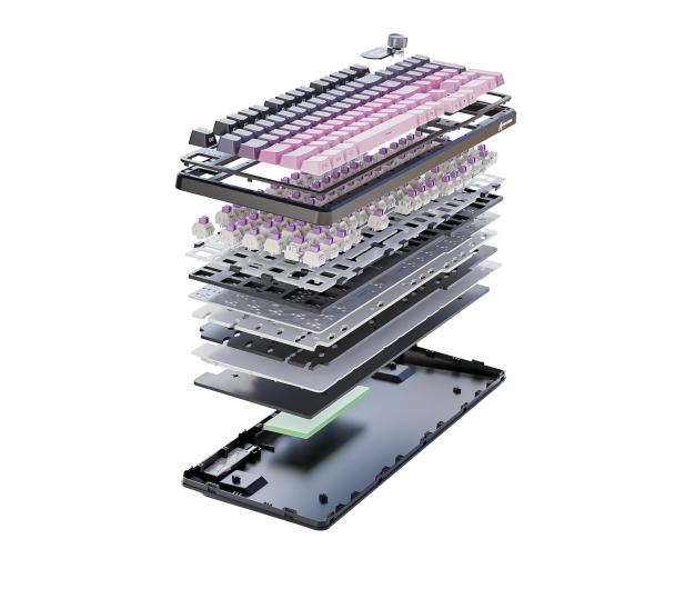 Attack Shark X98PRO Wireless Full-size layout różowa - 1472702 - zdjęcie 4